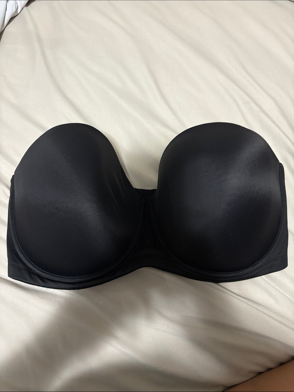 Strapless Black T-shirt Bra